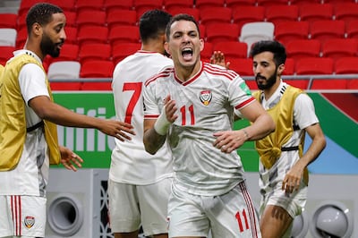 UAE's Brazil-born forward Caio Canedo. AFP