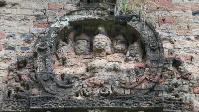 A relief is pictured at Sambor Prei Kuk, or 'the temple in the richness of the forest'. Samrang Pring / Reuters