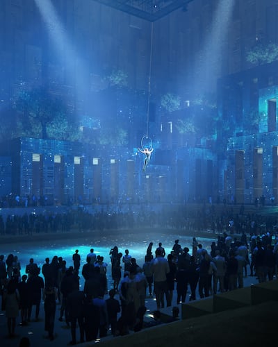 Neom's entertainment venue will feature a multipurpose performance space. Photo: Neom