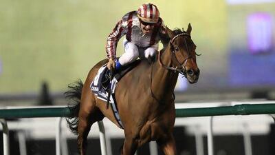 Cirrus Des Aigles is seven years old but may still be getting better, according to Corine Barande-Barbe, the trainer. Ahmed Jadallah / Reuters