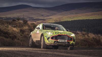 That testing will visit the deserts of the Middle East. Aston Martin
