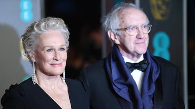 US actress Glenn Close and British actor Jonathan Pryce. EPA