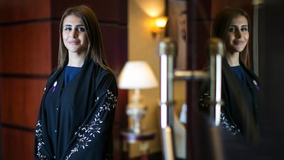 Nora Al Suwaidi, director general of Rahma. Year of giving Forum for UAE Cancer Patients in The Emirates Center for strategic Studies and Research. Abu Dhabi, United Arab Emirates. Mona Al Marzooqi/ The National