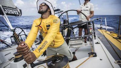 A reader praises the crew of the Abu Dhabi entrant, Azzam, which has taken an unbeatable lead in the Volvo Ocean Race. Matt Knighton / Abu Dhabi Ocean Racing / Volvo Ocean Race