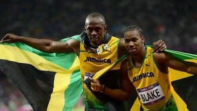 Usain Bolt, left, and teammate Yohan Blake will not race each other for the remainder of the season as, with the Olympics concluded, they see no need for it.