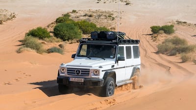The G-Wagen has low-range gearing and locking differentials (front, centre and rear). Alex Rae