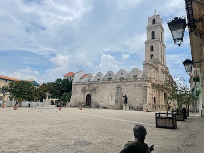 A square in central Havana, normally teeming with tourists, stands mostly empty. Sara Ruthven / The National
