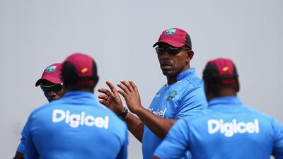 Phil Simmons is back as West Indies coach,during the West Indies nets session at the Sir Vivian Richards Stadium on April 11, 2015 in Antigua, Antigua and Barbuda. (Photo by Michael Steele/Getty Images)