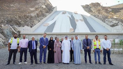 Construction is under way on the Dh46m Hatta Sustainable Waterfalls project. All photos: Dewa