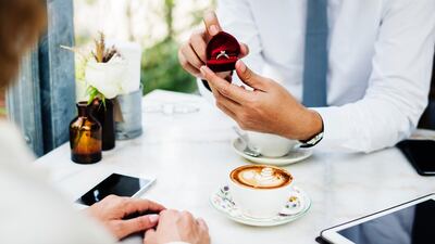 A budget engagement ring has proven popular in the lead up to Valentine's day.