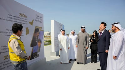 Sheikh Mohamed said the power plant was one of the most important projects between the Emirates and South Korea.