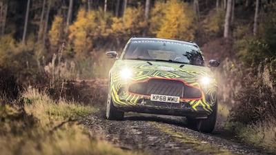 Its grille is distinctively related to models such as the DB11 and Vantage. Aston Martin