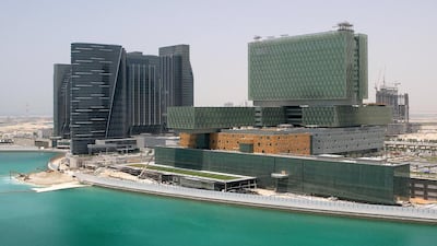 A recruitment spree is expected in the coming months to assist in the launch of the financial free zone located at Al Maryah Island, above. Ravindranath K / The National