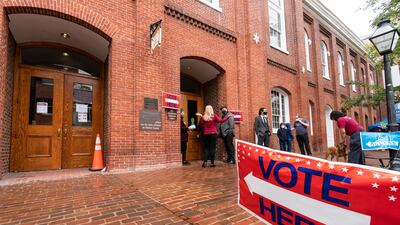 At least 19 states have passed laws making it harder to vote, the non-partisan Brennan Centre for Justice reported. AP