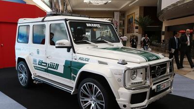 The 4 litre V8 Mercedes-Benz G 63 is ready for action, both on and off the road. Pawan Singh / The National