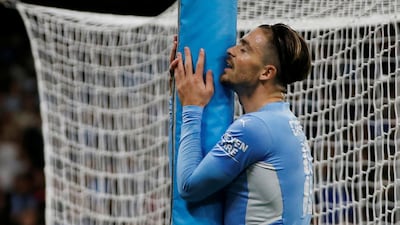 Manchester City's Jack Grealish during the Champions League game against RB Leipzig at the Etihad Stadium on Wednesday, September 15. Reuters