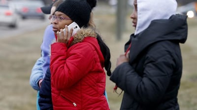 The female bus driver told firefighters she was not sure what caused the bus to accelerate. Mykal McEldowney / The Indianapolis Star via AP