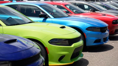 US consumer confidence has increased, although plans to purchase vehicles have slowed. AP