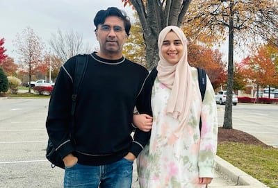 Badar Khan Suri and his wife Mapheze Saleh. Photo: ACLU of Virginia via AP