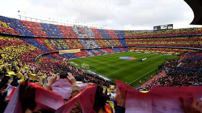 A general view of the stadium prior to the match between Barcelona and Real Madrid. David Ramos / Getty Images