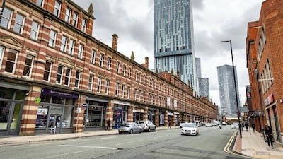 Manchester was once the world’s “first industrial city” but has undergone major economic changes in the past 25 years. Darren Robinson for The National