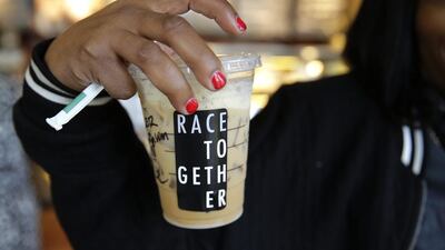 Starbucks baristas will no longer write "Race Together" on customers' cups. Ted S Warren / AP