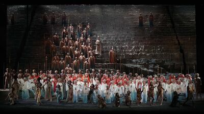 ‘Aida’ is the opening show of Teatro Real's new season.