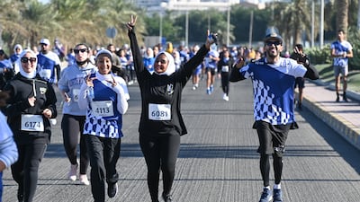 The race is held to promote fitness and raise awareness about health.
