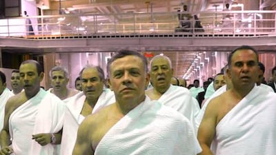 Jordan’s King Abdullah II visited the Grand Mosque in the holy city of Mecca to perform Umrah during Ramadan. Yousef Allan / Jordanian Royal Palace / AFP Photo