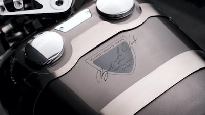 The Brough Supeior SS100 Bert le Vack edition. Courtesy Brough Superior