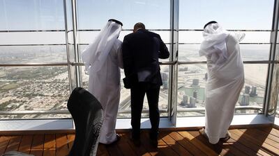 The Burj Khalifa has claimed the record for the world’s highest observation deck with the unveiling of a new viewing level on the 148th floor.