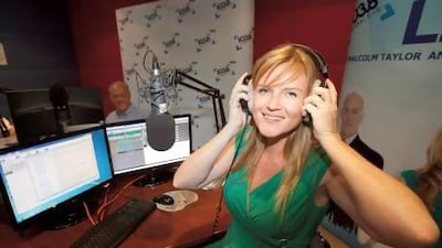 Brandy Scott will soon be presenting her final show on Dubai Eye Business Breakfast and moving back to New Zealand. Jaime Puebla / The National