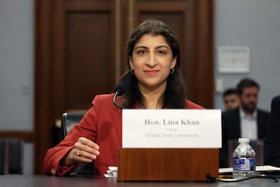 Lina Khan of the Federal Trade Commission has not been shy with her criticisms of Big Tech. AFP