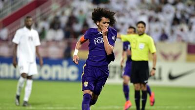 Omar Abdulrahman was instrumental in Al Ain's 5-3 aggregate win over El Jaish, scoring twice and assisting another two. Courtesy Al Ain Football Club