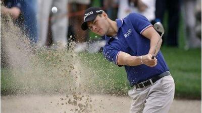 Martin Kaymer in action in Abu Dhabi at the weekend on the way to winning the tournament by eight shots.