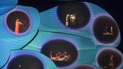 The Mother of the Nation Festival opening ceremony held at Abu Dhabi Exhibition Centre (ADNEC). Mohamed Al Hammadi / Crown Prince Court - Abu Dhabi