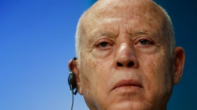 Tunisia's President Kais Saied triggered outrage with his claim that the presence of sub-Saharan migrants in the country was part of a plot to transform its demography. AP