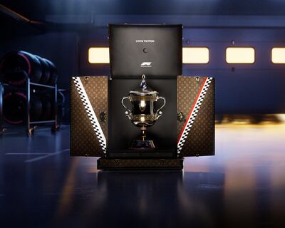 Louis Vuitton is making a custom trophy trunk for every race this season. Photo: Louis Vuitton