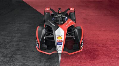 Nissan's Formula E racecar waits for its moment