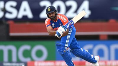 INDIA T20 WORLD CUP RATINGS: In successive World Cups, captain Sharma has batted with the sole intention of causing carnage in the powerplay. The way he decimated Mitchell Starc in the Super 8 against Australia and maintained the tempo in the semi-final against England was exceptional. Looked good in the final but fell to a fine catch. Kept his cool in the field despite the match slipping away and clinched the elusive title. Getty Images