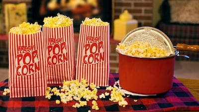 Order popcorn from Vox Cinemas to enjoy a film at home.