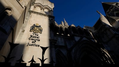 London's High Court is hearing a case about international transfers from Lebanon. AP
