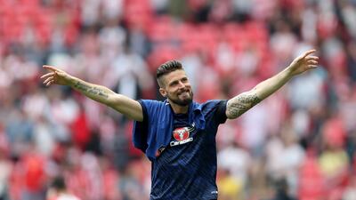 Olivier Giroud shone for Chelsea in the FA Cup semi-final last weekend and he will look to do the same in the Premier League against Swansea City. Dan Istitene / Getty Images