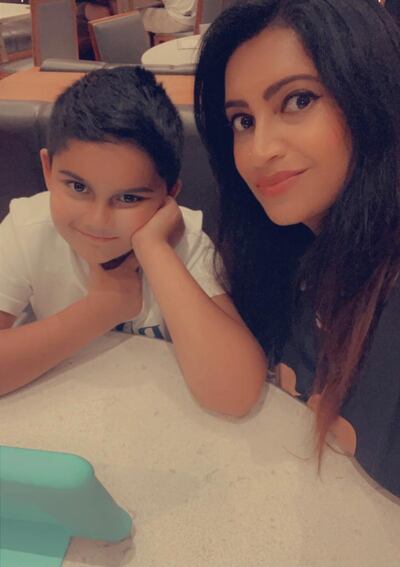 Tuyyubah Amjid, 39, moved to Dubai with her young son.