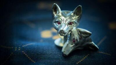 Monsieur Fox cufflinks. Courtesy of Monsieur Fox