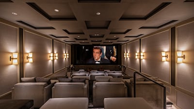 The property's cinema room