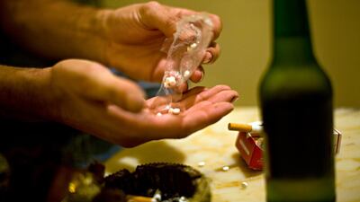 The government is working to clamp down on addicts using the same prescription to get controlled medicines from multiple doctors and hospitals. Mitchell Prothero / The National