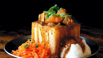 Bunny chow can be found at Durban Curry Cafe in the Dubai Marina promendate. Courtesy Durban Curry Cafe