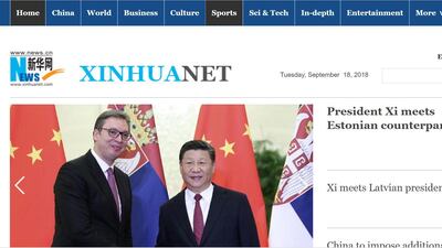 China’s Xinhua News Agency and China Global Television Network that they must register under the Foreign Agents Registration Act.