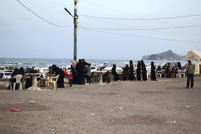 Thousands celebrate Eid in Aden as Security and life returned back. Ali Mahmood for The National